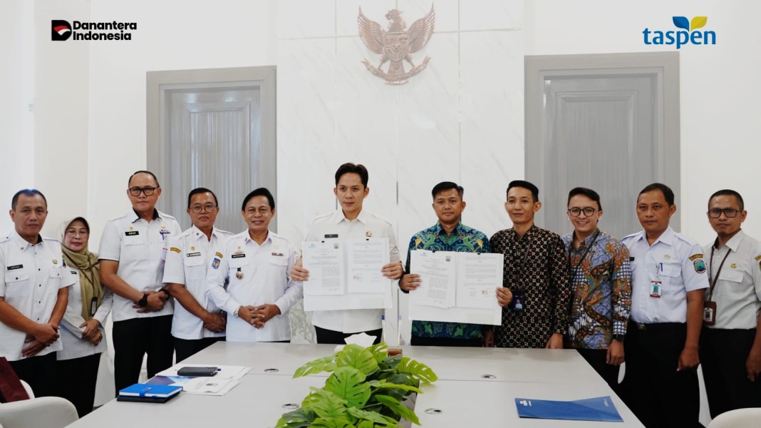 Sinergi Tingkatkan Layanan Terpadu, PT TASPEN KC Bandar Lampung dan Pemkab Lampung Selatan Resmi Perpanjang MoU