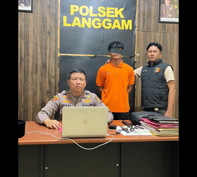 Polsek Langgam Tangkap Pemuda Pembawa Lari Gadis di Bawah Umur