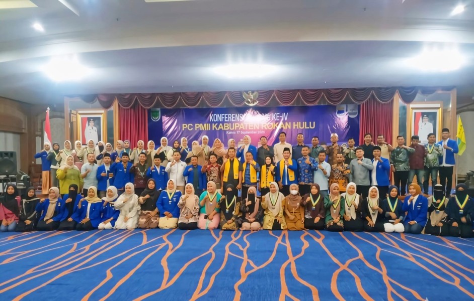 Buka Konfercab V PMII Rohul, Wabup Syafaruddin Poti Minta Kader Hasilkan Rekomendasi untuk Pemerintah