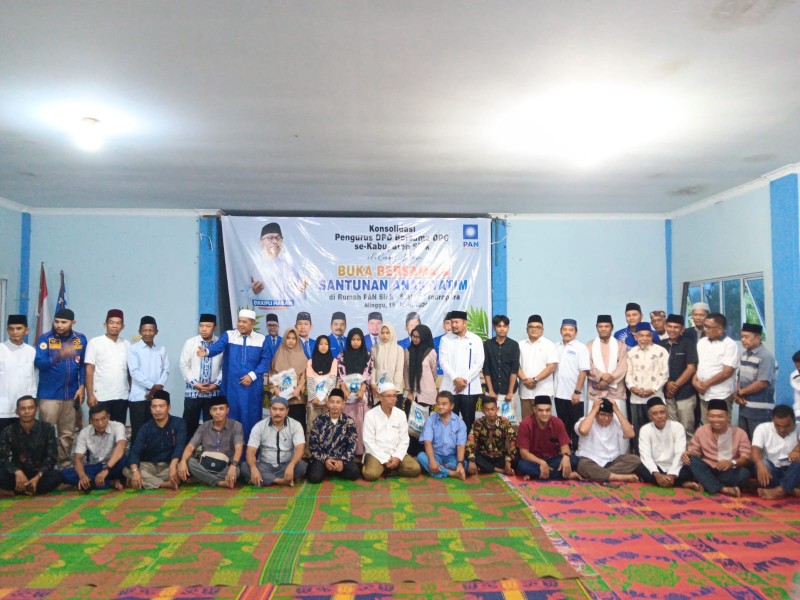 PAN Siak Gelar Konsolidasi dan Santunan Anak Yatim di Rumah PAN