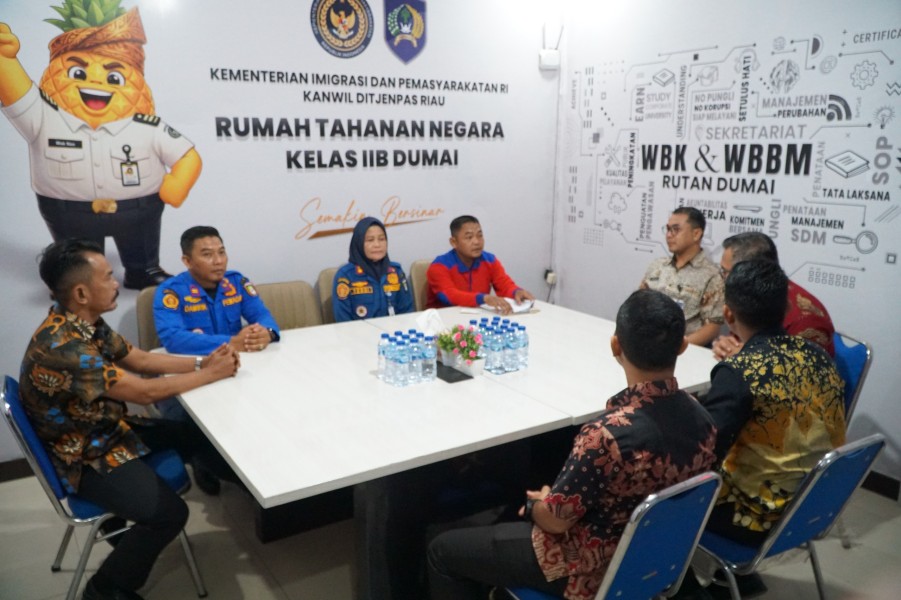 Gandeng Damkar, Rutan Dumai Cek Kesiapan APAR untuk Antisipasi Kebakaran