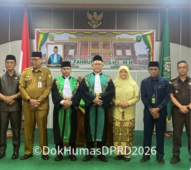 Wakil Ketua II DPRD Inhil Hadiri Pelantikan Wakil Ketua Pengadilan Agama Tembilahan Kelas IB