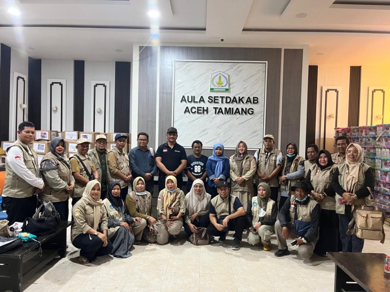 Bantuan PGRI Bengkalis untuk Korban Bencana Aceh Tamiang Tuai Apresiasi Pemerintah Daerah