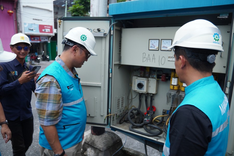 PLN UP3 Dumai Tinjau Langsung Titik Vital Kelistrikan Jelang Festival Bakar Tongkang 2026