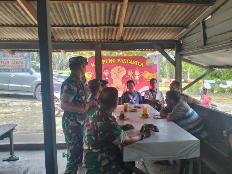 Serda Holmes Pasaribu Sosialisasikan Nilai-Nilai Pancasila kepada Warga di Kel.Minas Jaya