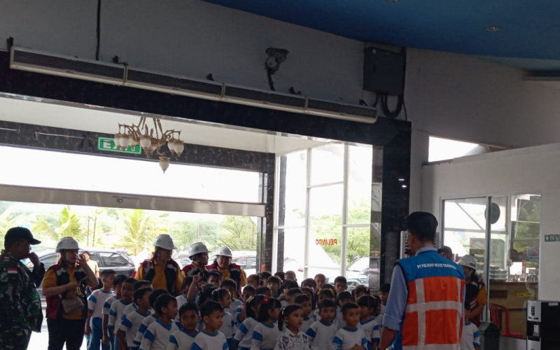 Pelindo Regional 1 Dumai Terima Kunjungan Edukasi TK Estomihi HKBP Dumai