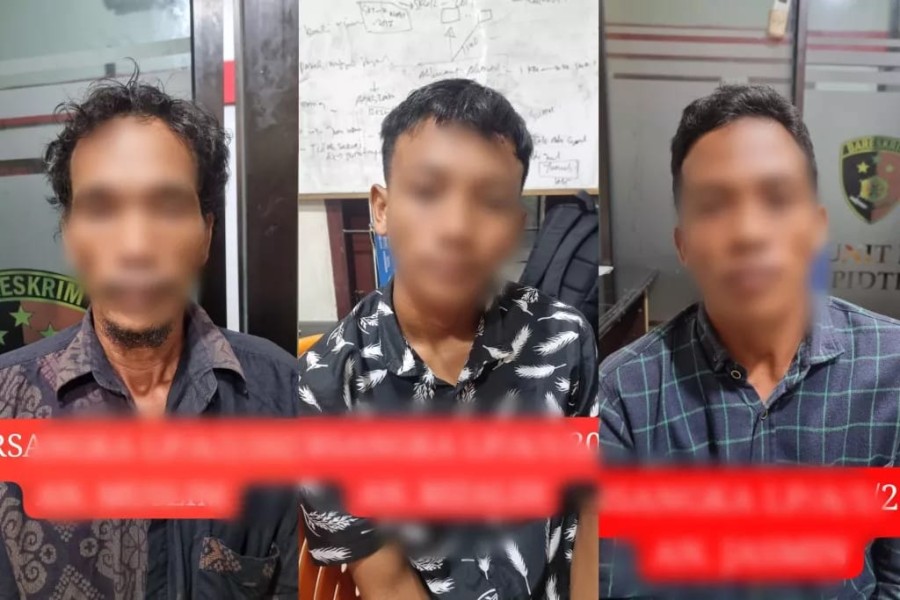 Diduga Nekat Bakar Lahan, Tiga Petani di Pelalawan Diringkus Polisi