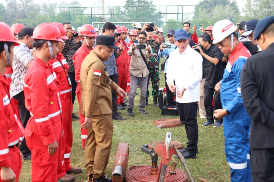 Siaga Karhutla Riau: Menteri LH Pimpin Apel Kesiapsiagaan, Zona Rokan Apresiasi Dukungan Pemerintah