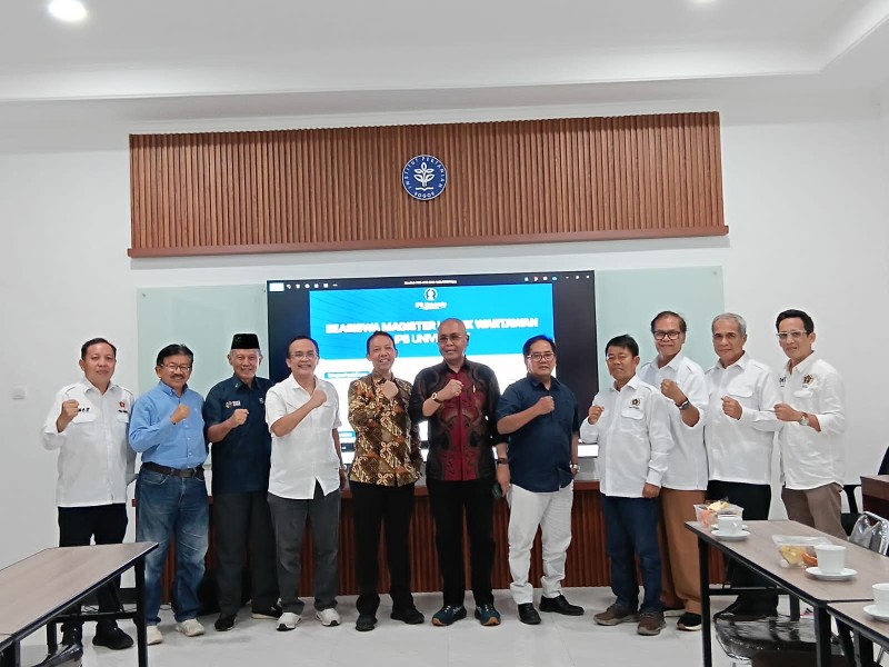 PWI dan IPB Sepakat Siapkan Program Beasiswa S2 bagi Wartawan Indonesia