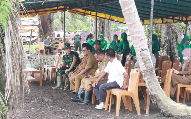 TMMD ke 124 Kodim Dumai: Tanam Ratusan Pohon Mangrove