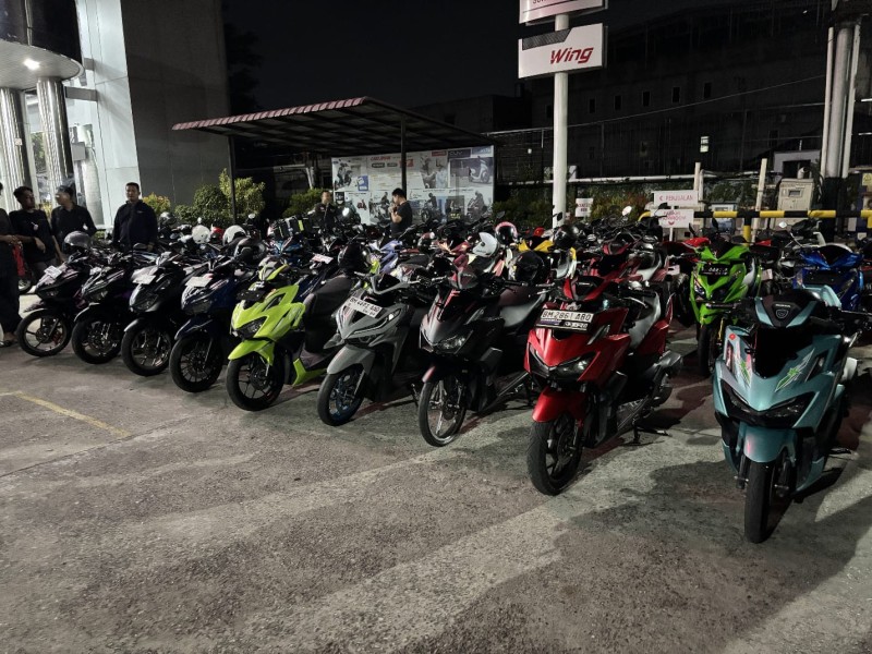Vario Night Ride V2 Pekanbaru, Keseruan Riding Malam Penuh Kebersamaan dan Silaturrahmi
