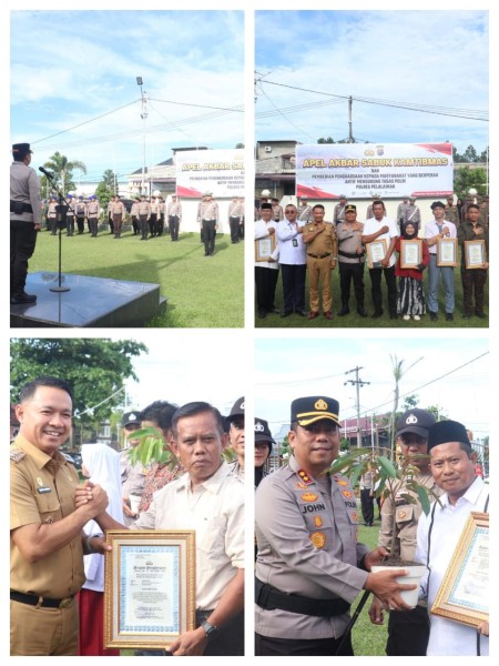 Apel Akbar Sabuk Kamtibmas, Pelalawan Perkuat Sinergi Jaga Keamanan
