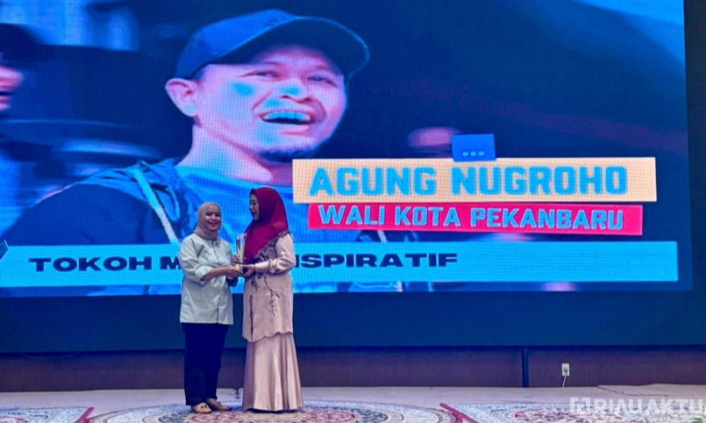 Wako Pekanbaru Agung Nugroho, Raih Anugerah Tokoh Muda Inspiratif dari SMSI Riau