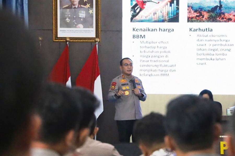 Kapolda Riau Dorong Personel Polres Siak Lebih Responsif Hadapi Ancaman Global dan Lokal