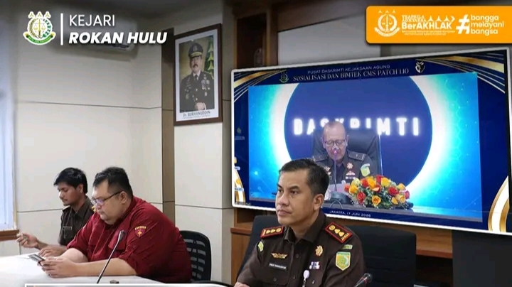 Kajari Rokan Hulu Ikuti Bimtek CMS Patch 1.10, Perkuat Pengelolaan Perkara Sesuai KUHAP 2026