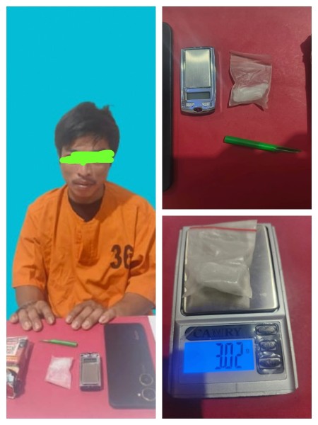 Penggerebekan di Pondok Sawit Segati, Polisi Amankan Buruh Diduga Edarkan Sabu