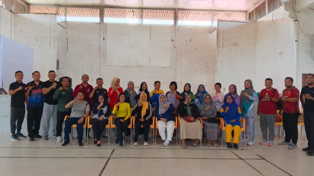 PGRI Kecamatan Minas Gelar Pelatihan Senam untuk Guru, Siap Ramaikan Lomba Tingkat Kabupaten Siak