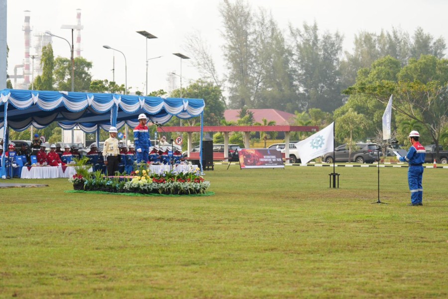 Direktur Operasi Kilang PT Pertamina Patra Niaga Pimpin  Apel Grand Safety Talk Turn Around Mayor 2026 Kilang Dumai
