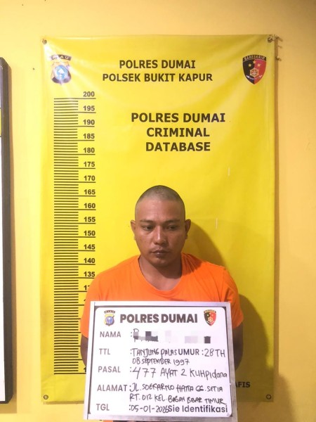 Polsek Bukit Kapur Bongkar Pencurian Kabel PJU di Akses Tol Dumai, Empat Pelaku Terlibat