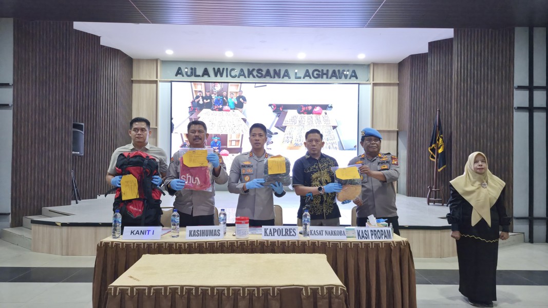 296 Cartridge Diduga Etomidate Senilai Rp888 Juta Disita Polres Dumai, Kurir Ditangkap Sebelum Berangkat ke Medan