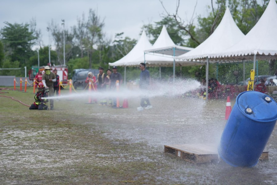 Pertamina Patra Niaga Kilang Dumai Perkuat Kesiapsiagaan Firefighter melalui Agility Test
