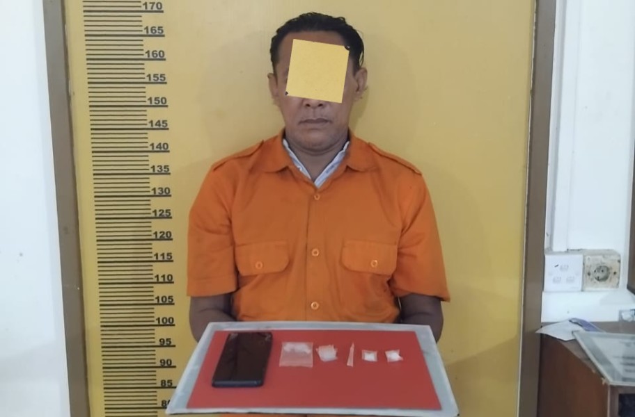Simpan Sabu di Bawah Sofa, Anto Gelombung Peranap Diringkus Satresnarkoba Polres Inhu