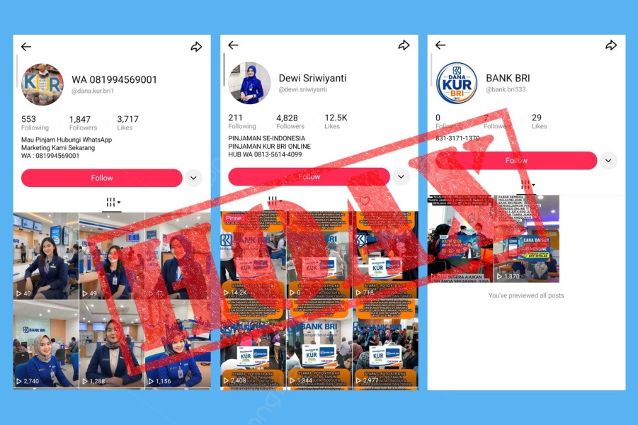 Masyarakat Wajib Waspada Modus Penipuan, BRI Region 5 Bandar Lampung Tegaskan Pengajuan KUR Tidak Ditawarkan Secara Online