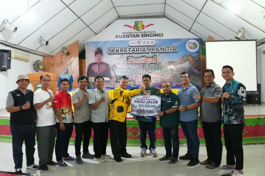 RAPP Dukung Tiga Jalur dari Wilayah Operasional Berlaga di Festival Pacu Jalur Nasional 2026