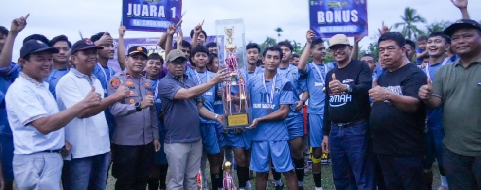Sekda Kuansing Resmi Tutup PSKS CUP 2025, PSKS Gunung Toar Juara Lewat Adu Penalti