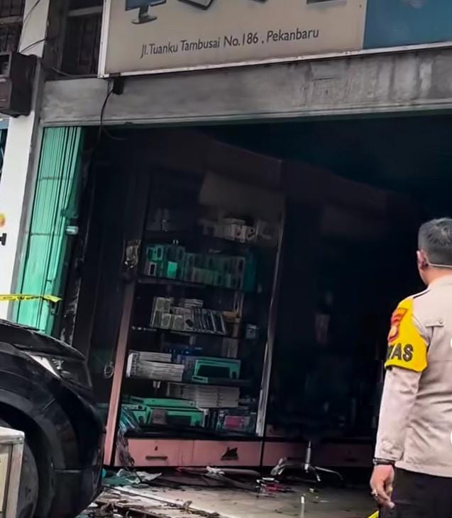 Satu Keluarga Hangus Terbakar dalam Ruko di Pekanbaru