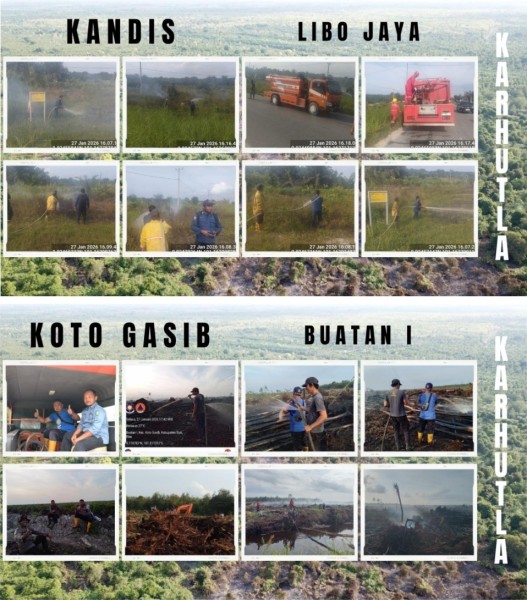 Dua Titik Karhutla di Siak Berhasil Dipadamkan, BPBD Lakukan Pendinginan dan Pengamanan Lahan