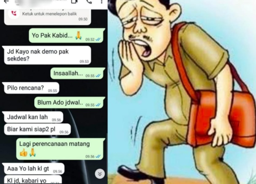 PPDI Kerinci Geram: Oknum Kabid Diduga Tantang Perangkat Desa untuk Demo, Bupati Diminta Bertindak Tegas