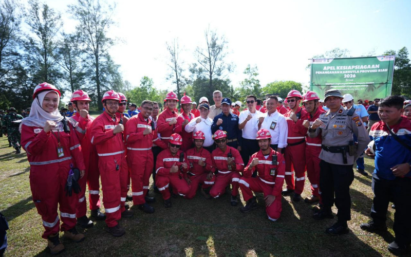 Pertamina Patra Niaga Kilang Dumai Dukung Sinergi Pengendalian Karhutla di Kota Dumai