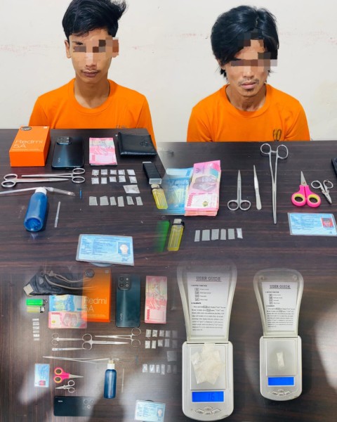 Polsek Enok Ungkap Kasus Narkotika, Dua Pengedar Shabu Diamankan