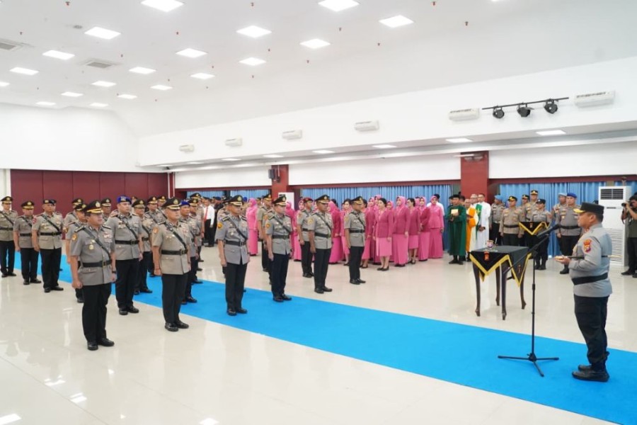 Kapolda Riau Lantik Pejabat Utama dan Kapolres Baru, Berikut Daftar Lengkapnya