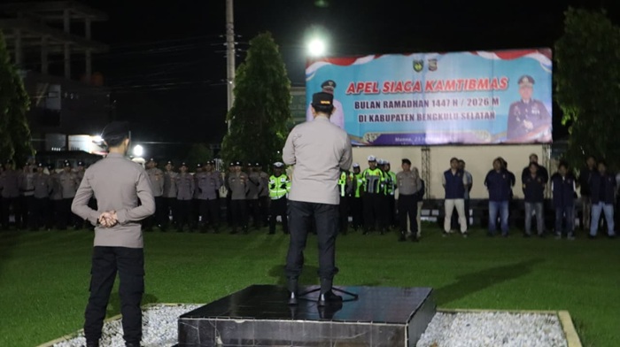 Kapolres Bengkulu Selatan Pimpin Patroli Gabungan Skala Besar, Sasar Perang Sarung dan Balap Liar