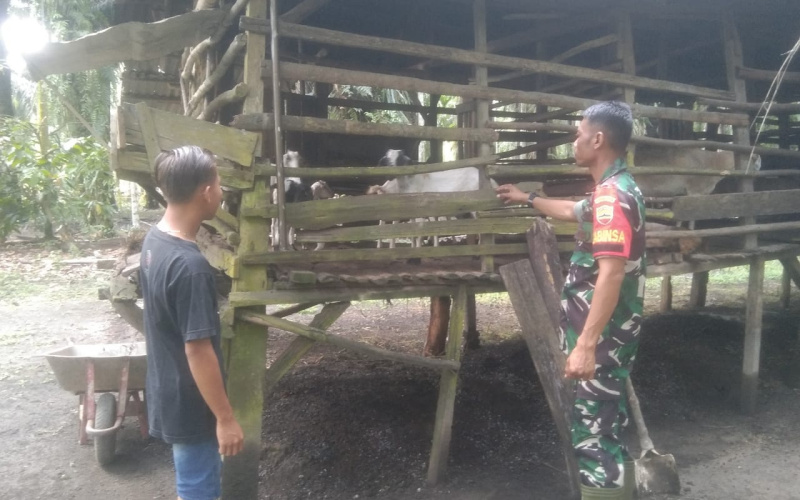 Masyarakat Sambut Baik Sosialisasi yang Dilakukan oleh Serda Erwan