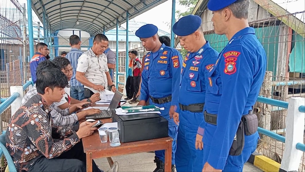 Dukung Keselamatan Laut, Satpolairud Polres Inhil Laksanakan Program JALUR
