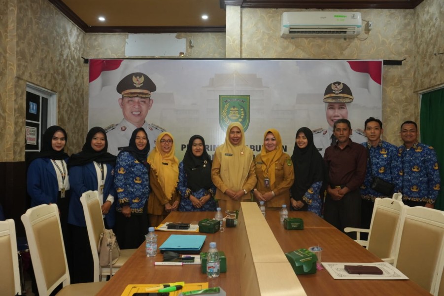 Wabup Inhil Ikuti Pertemuan Virtual Bersama Kemenkes dan TPPS se-Indonesia