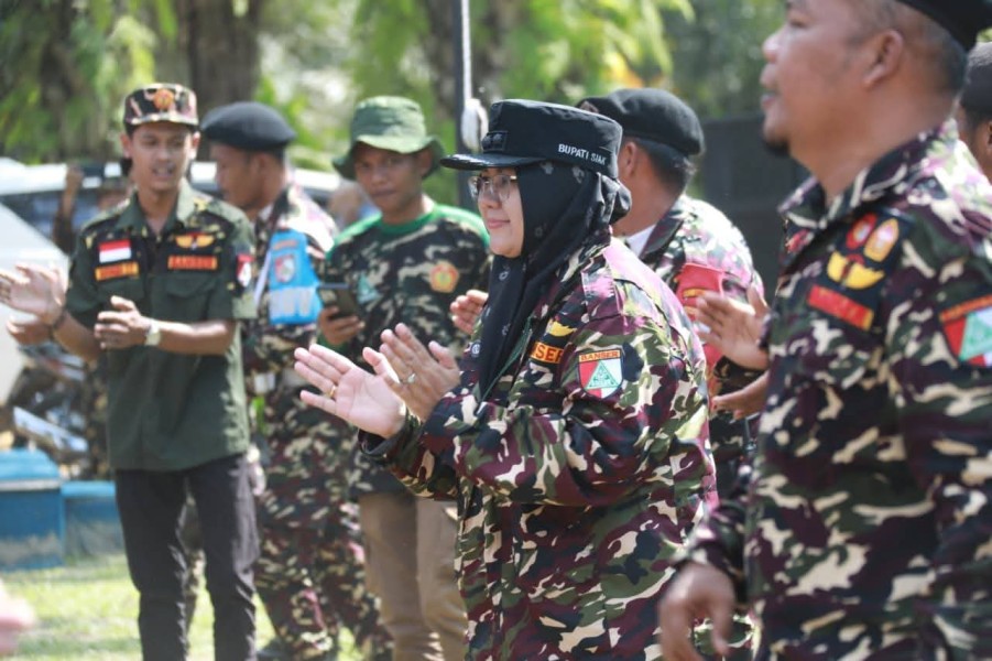 Bupati Siak Buka Diklatsar Banser ke XV, Tekankan Pentingnya Menjaga NKRI