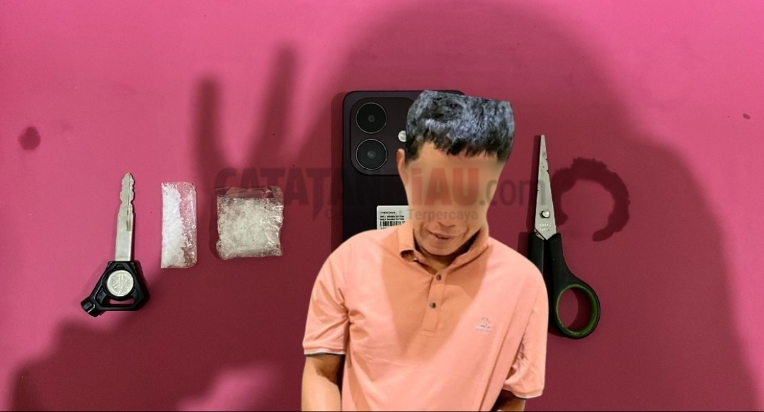 Polsek Sungai Apit Grebek Pengedar Shabu 4,45 Gram, Ungkap Jaringan Narkoba – Satu Pelaku Jadi DPO