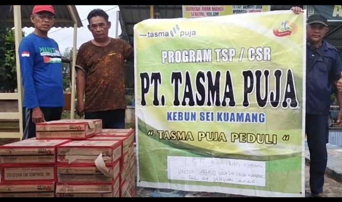 PT. Tasma Puja Salurkan Program TSP/CSR untuk Penguatan Infrastruktur dan Pengembangan Agro Wisata Desa Kampar