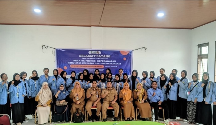Lurah Sri Meranti Gandeng Mahasiswa Ners UNRI Fokuskan Edukasi PHBS dan Stunting