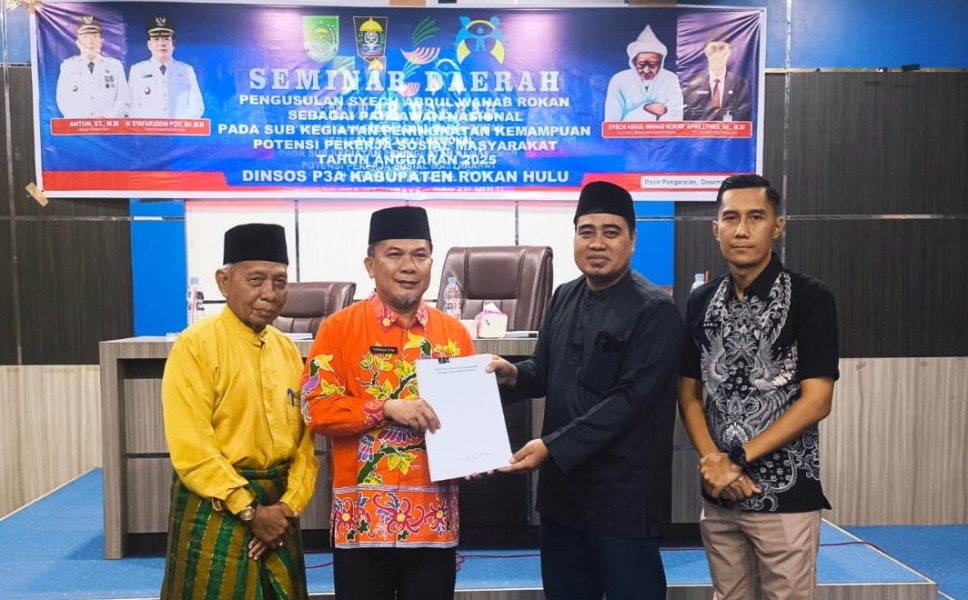 Pemkab Rohul Gelar Seminar Dorong Pengusulan Syech Abdul Wahab Rokan Jadi Pahlawan Nasional
