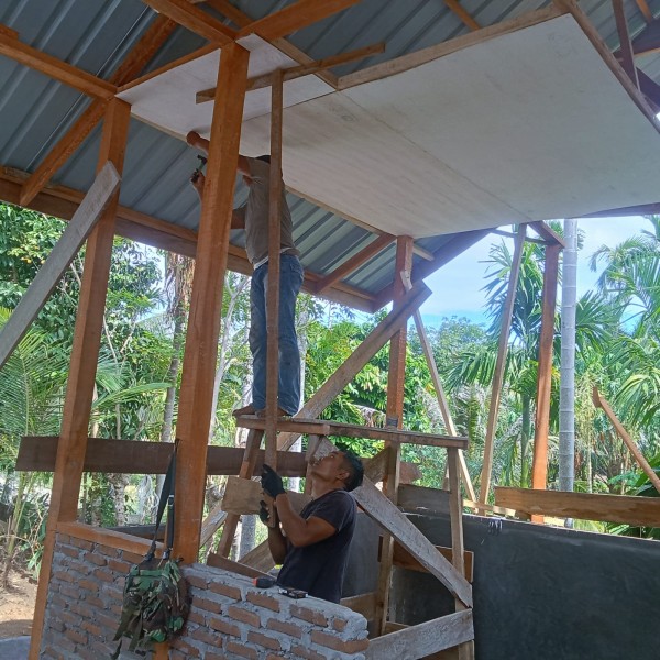 Satgas TMMD ke-129 Kodim 0102/Pidie Percepat Rehab Rumah Nyak Ubit, Progres Tembus 45 Persen
