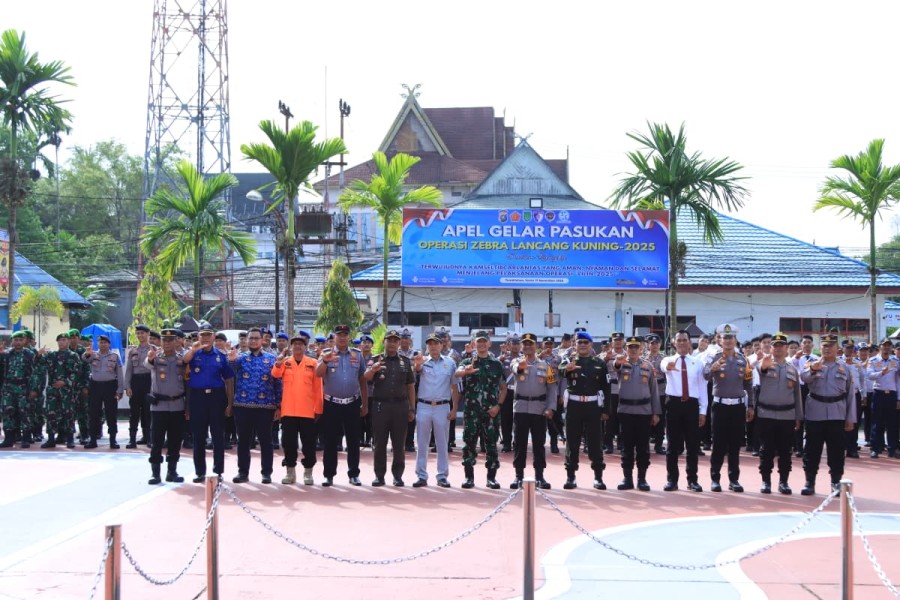 Pemkab Inhil Dukung Pelaksanaan Operasi Zebra Lancang Kuning 2025