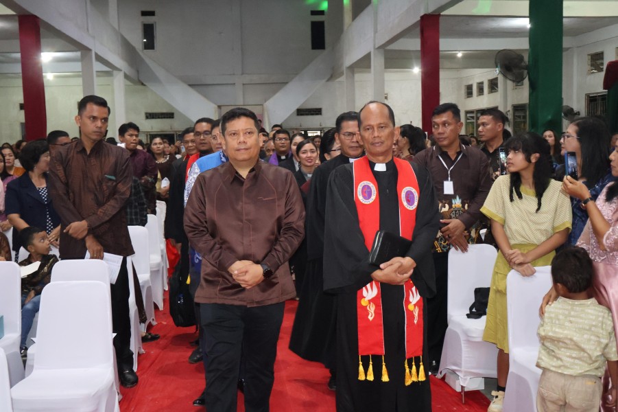 Natal Umum Pelalawan 2025 Penuh Sukacita dan Pesan Persaudaraan