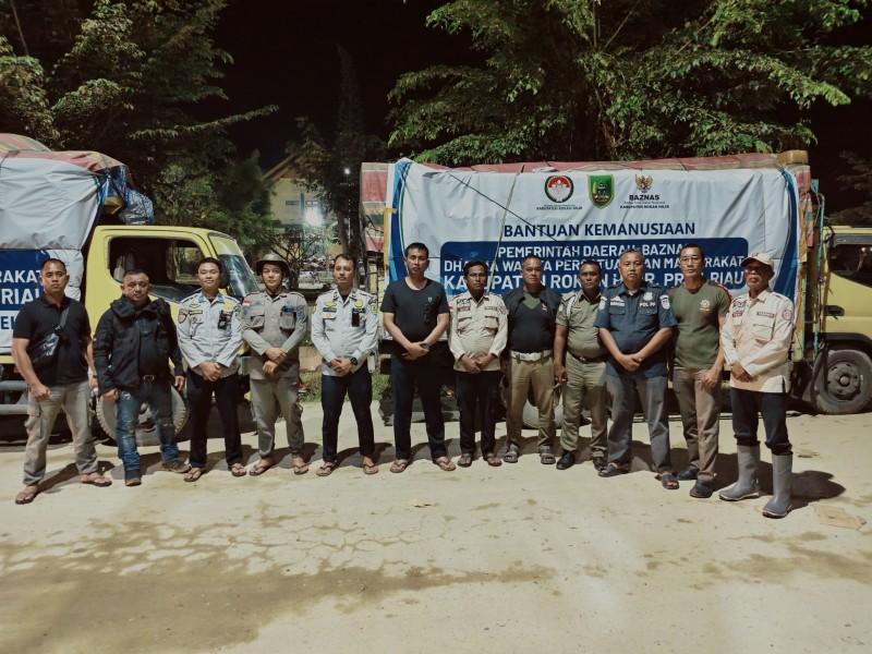 Bantuan Logistik dari Pemda dan Masyarakat Rohil Tiba di Aceh Tamiang untuk Korban Bencana