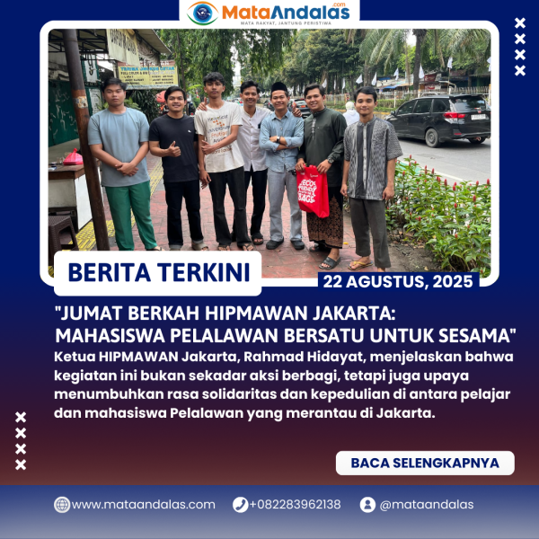 Jumat Berkah HIPMAWAN Jakarta: Mahasiswa Pelalawan Gotong Royong untuk Sesama