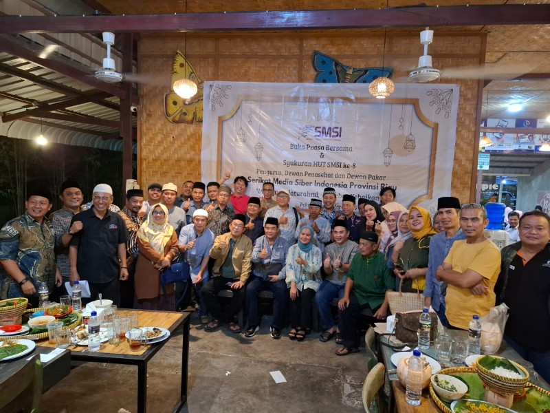SMSI Riau Gelar Buka Puasa Bersama dan Syukuran 8 Tahun